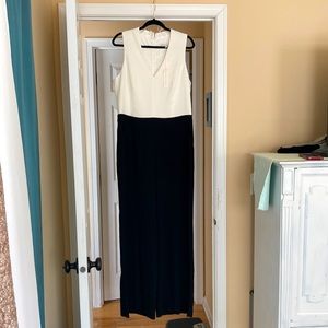 Trina Turk Black and white jumpsuit Size 14 Never Worn